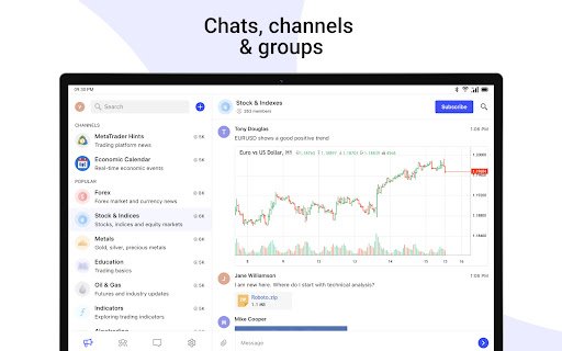 téléchargez metatrader 4/5, la plateforme de trading incontournable pour les traders de tous niveaux. profitez d'une interface conviviale, d'outils d'analyse avancés et d'une exécution rapide des ordres pour optimiser votre expérience de trading. accédez à des milliers d'instruments financiers et commencez à trader dès aujourd'hui.